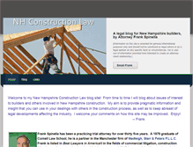 Tablet Screenshot of nhconstructionlaw.com